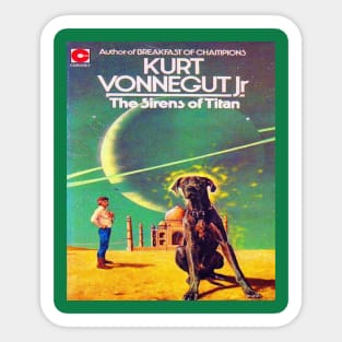 Sirens of Titan by Kurt Vonnegut - Kazak Cover Sticker